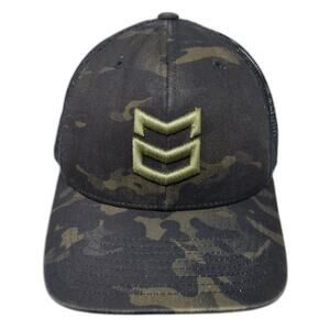 Mtn Ops Logo Snapback Trucker Hat Multicolor One Size Camo Yupoong